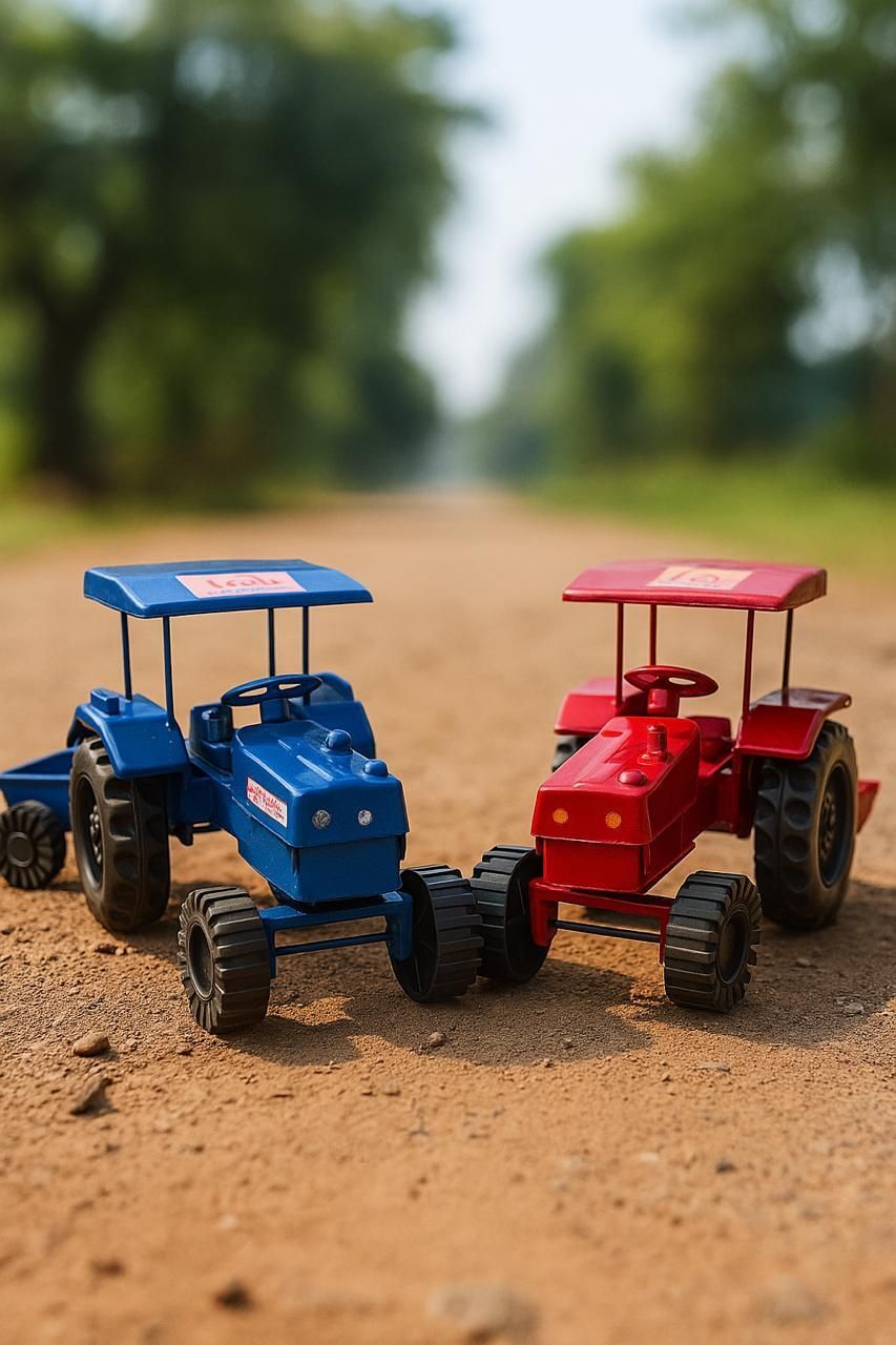 Desi Tractor Trolley Toy – Strong Plastic Farm Vehicle for Kids-image-33
