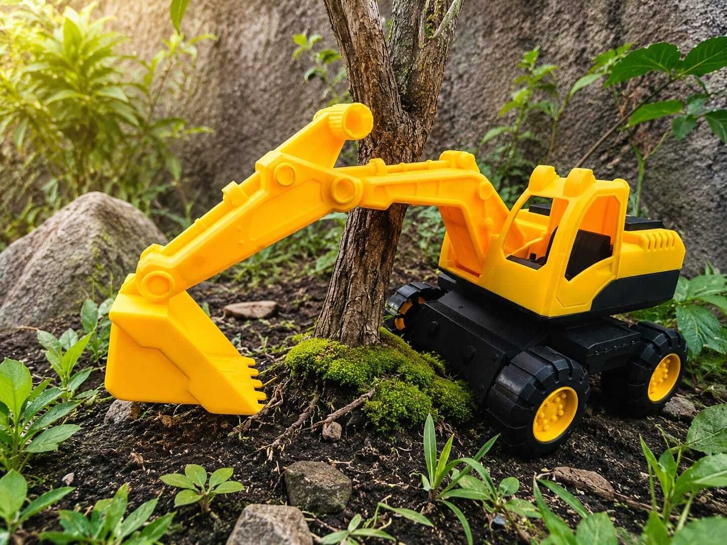laloopaloo Push & Go Excavator-picture-2