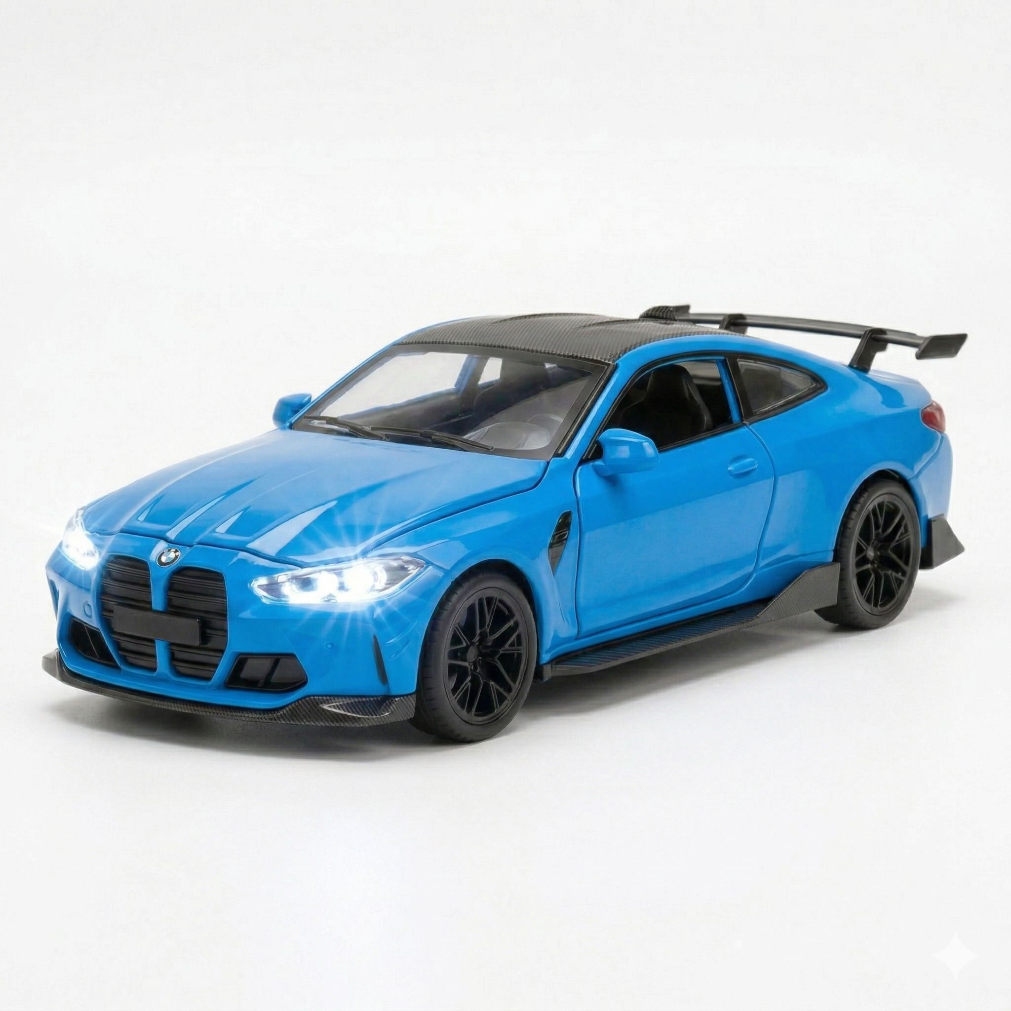 ragiluxe New 1:32 Diecast Metal Toy Car Model with Openable Doors BMW M4 Toy-picture-15