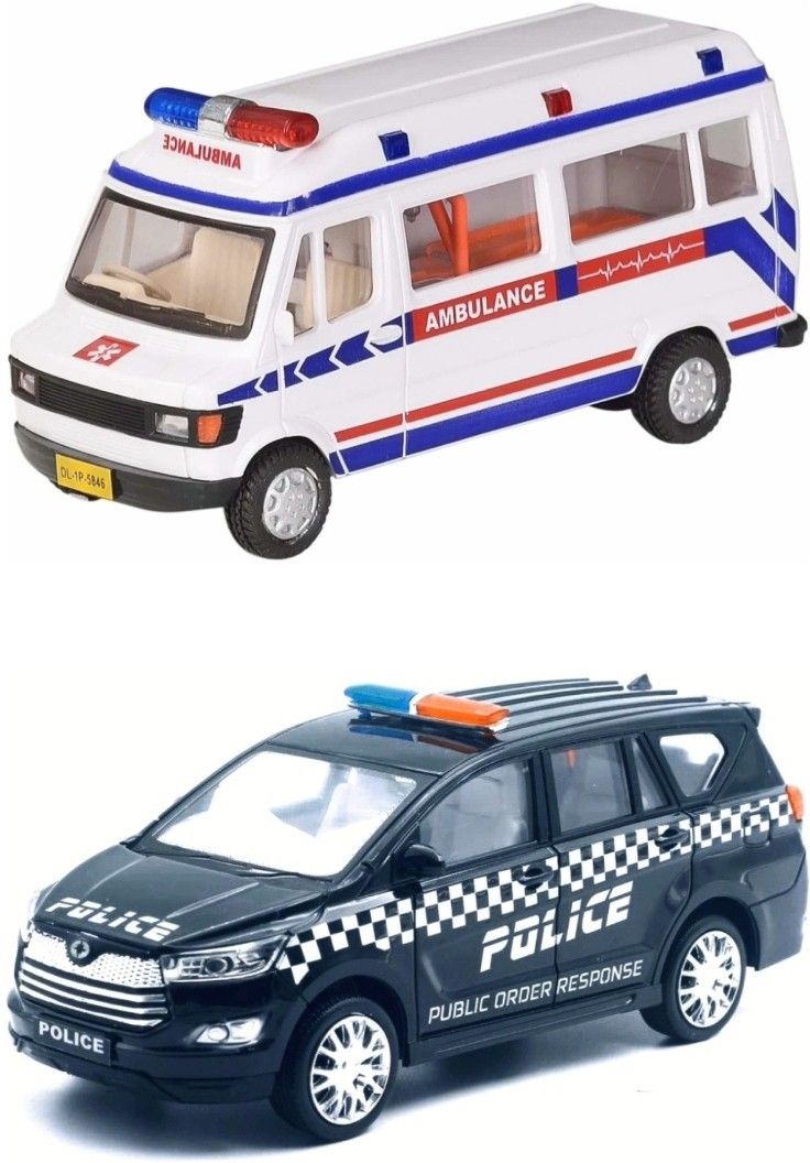 Pack of two ( Ambulance & Cristiano 2.0 ) Toy for kids-image-1