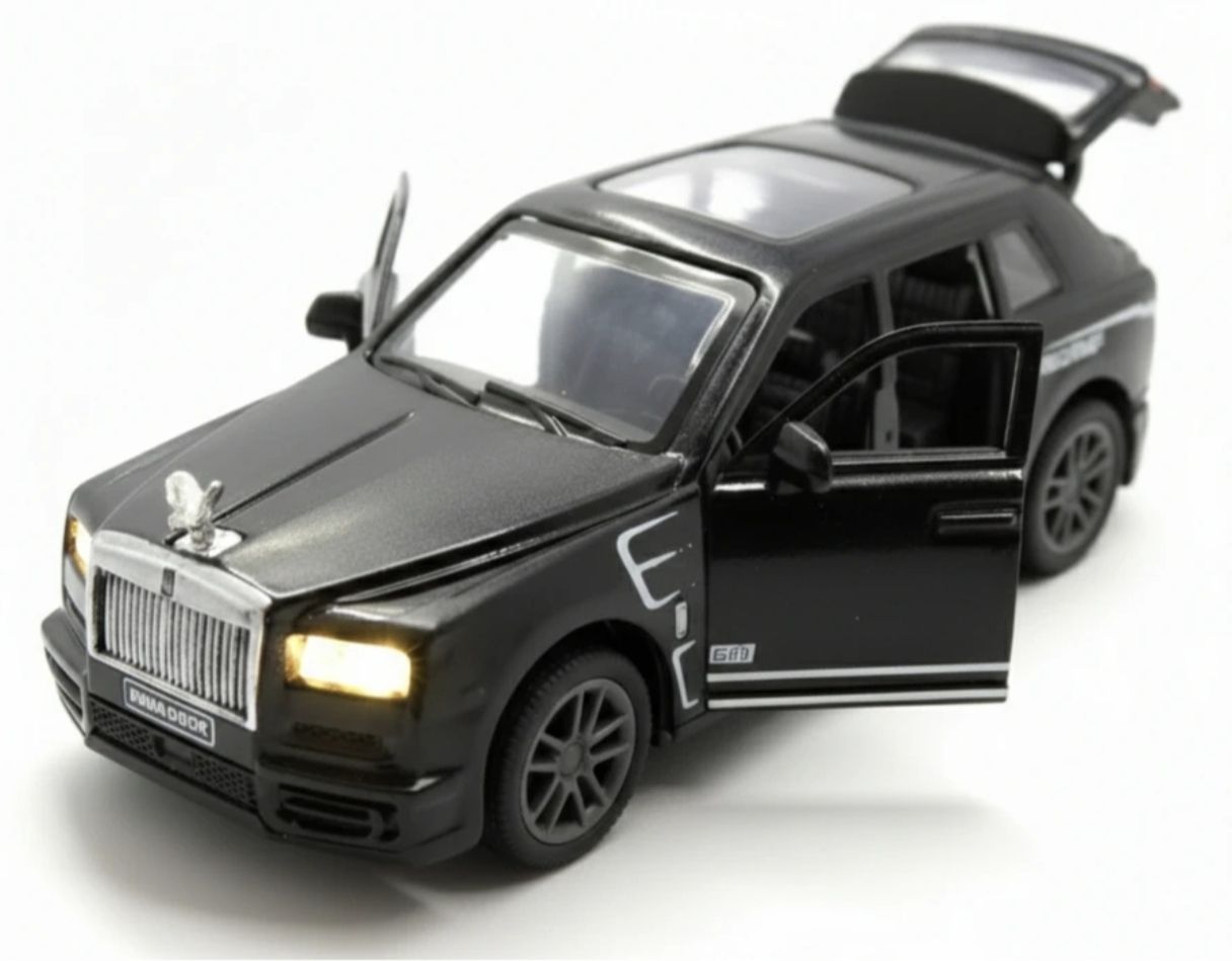 kuchuk Metal Rolls Royce Black Car With Openable Doors-picture-19