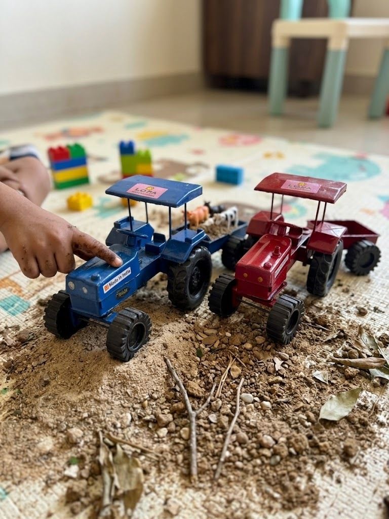 craftedroots Big Size Tractor with Trolley Toy | Farm Vehicle for Boys & Girls-picture-10