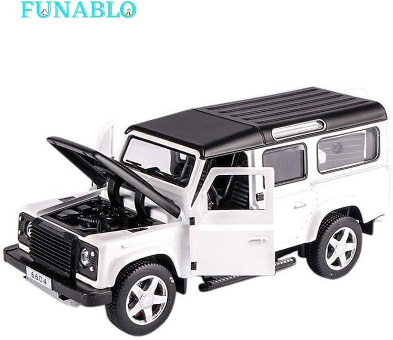 Diecast Land Rover DefenderToy Car Scale Model,Pull Back Vehicles Supercar