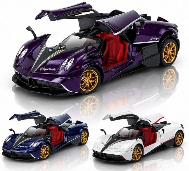 niyamat 1:32 Die Cast Hyper Sports Car with Gullwing Doors Light Sound Pull Back Toy-picture-25
