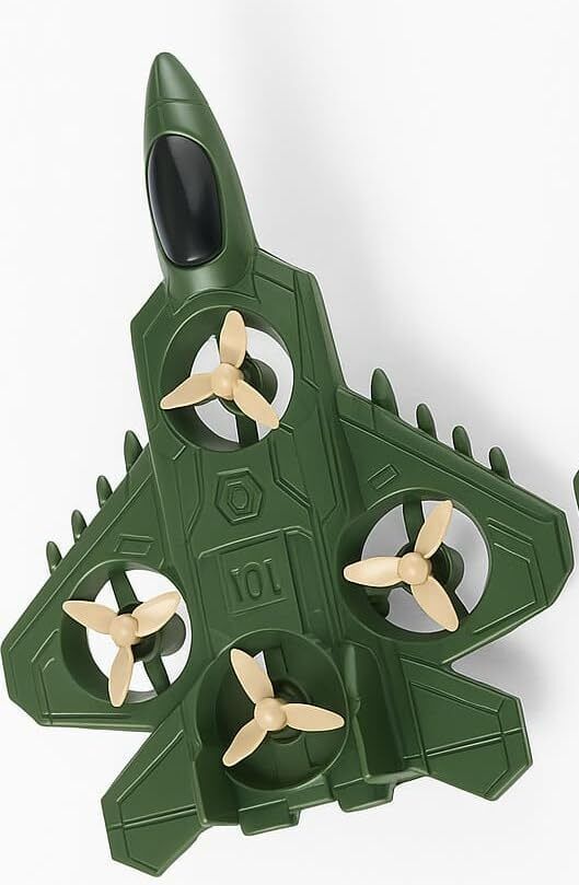 Fighter Jet Playset for Kids, Pull Back Jet Toys with Realistic Design