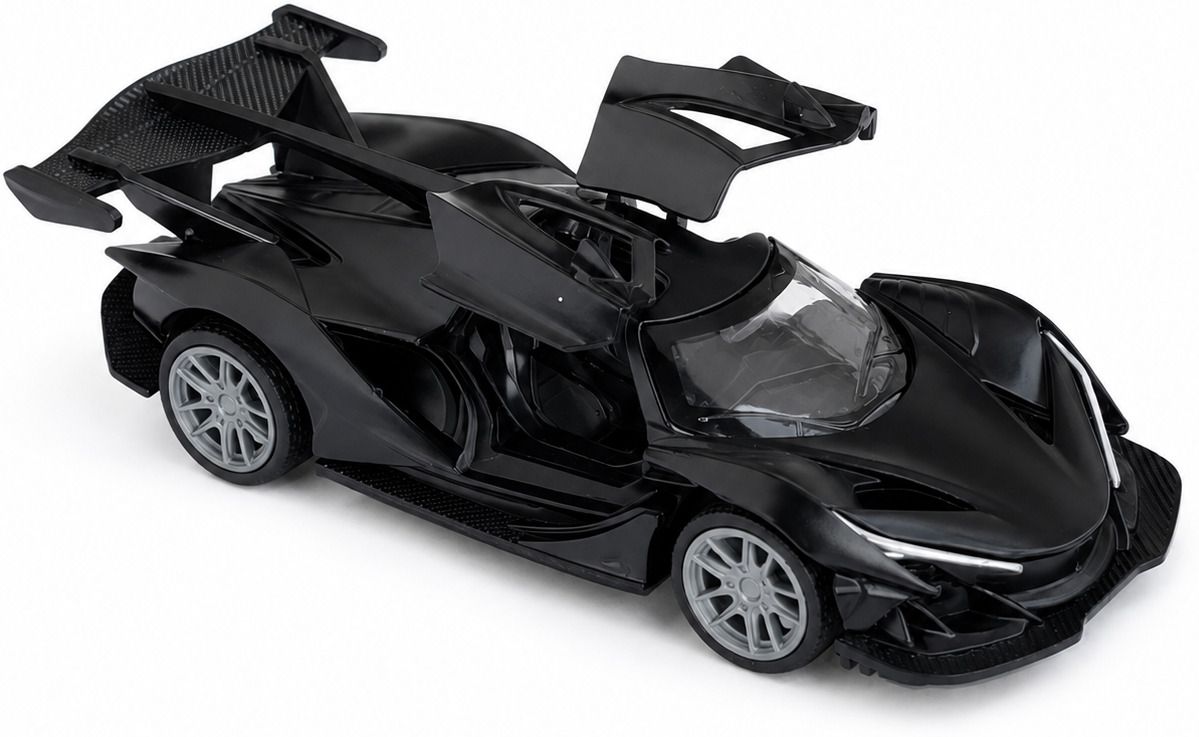 Metal Hyper Sports Car Die Cast Toy with Open Doors for Kids-image-5