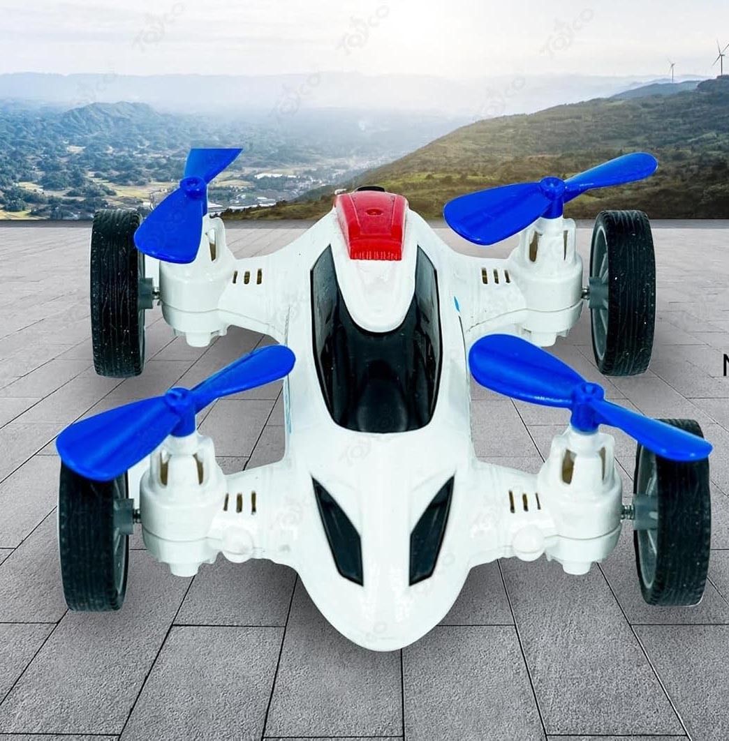 plus shine Drone Car Toy Children Non-battery Inertia Toy 2in1 Aircraft Car Model Toy-picture-19