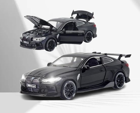 gknex toy BMW M4 Alloy Diecast 1:32 Car with Pullback Action, Lights & Sound-picture-17