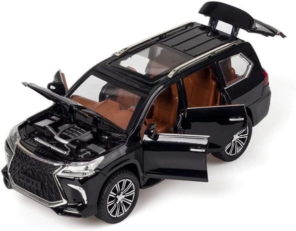 skbd 1:24 Diecast Metal Car Model LX 570 Cars for Kid SHE1L10-picture-32