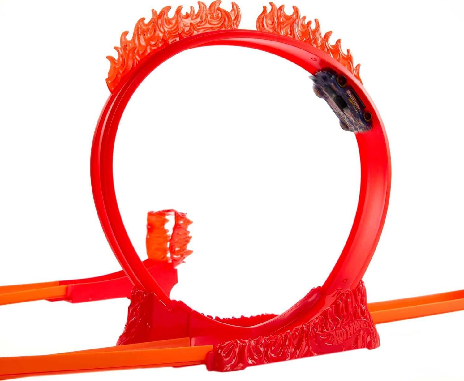 hot wheels Fire-Themed Track Set & 1 Car, 16 Track-Building-picture-12
