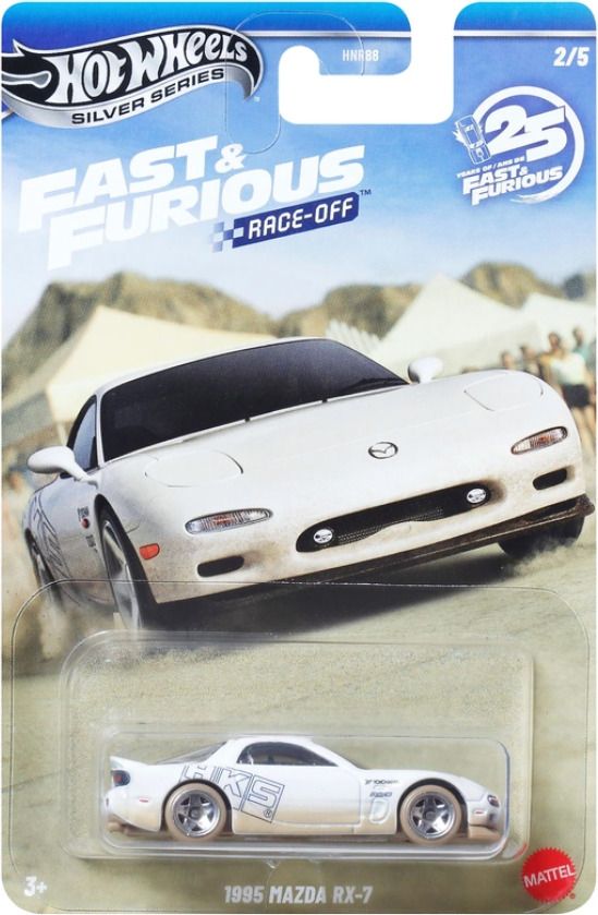 hot wheels 2025 Silver Series 1995 Mazda RX-7 Fast & Furious Race-Off Collection Car-picture-10