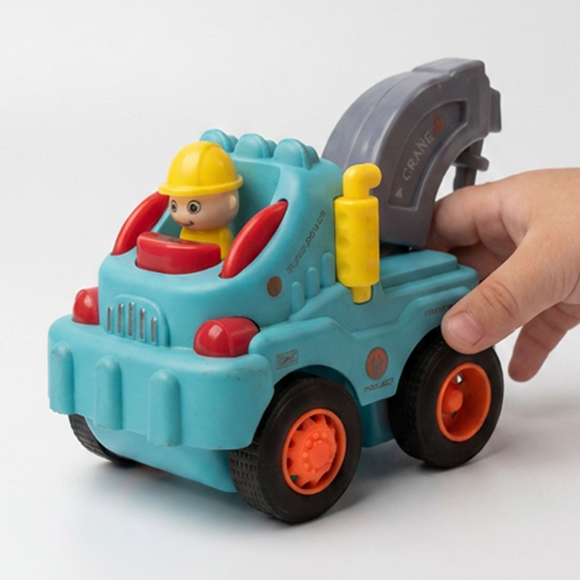 nvf Construction Crane Truck Toy with Driver Figure | Push & Go Crane Vehicle-picture-8