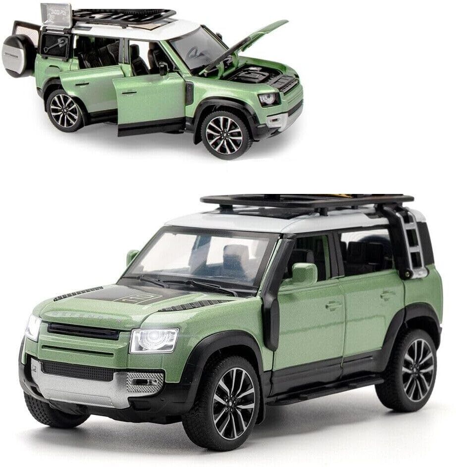 toybot 1:32 Scale Die-Cast Defender Toy Car - Openable Door & Hood Metal Body, Pullback-picture-17