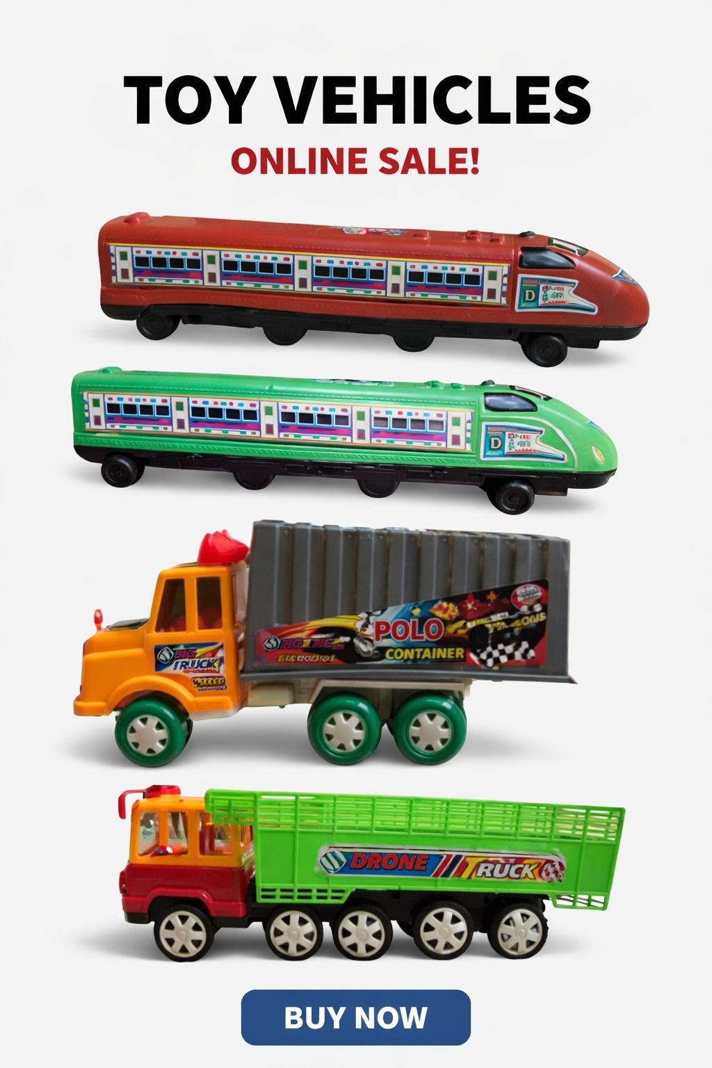 Mega Construction & Utility Toy Vehicles Combo Set for Kids Combo of 4