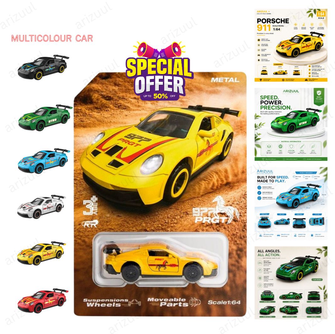 arizuul Porsche 911 GT3 RS Detailed Diecast Collector Model-picture-17