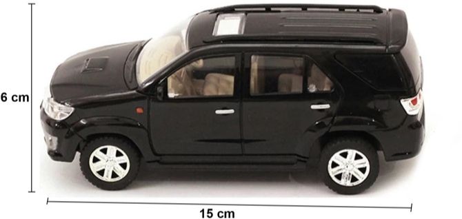 Pull back black fortuner car-image-42