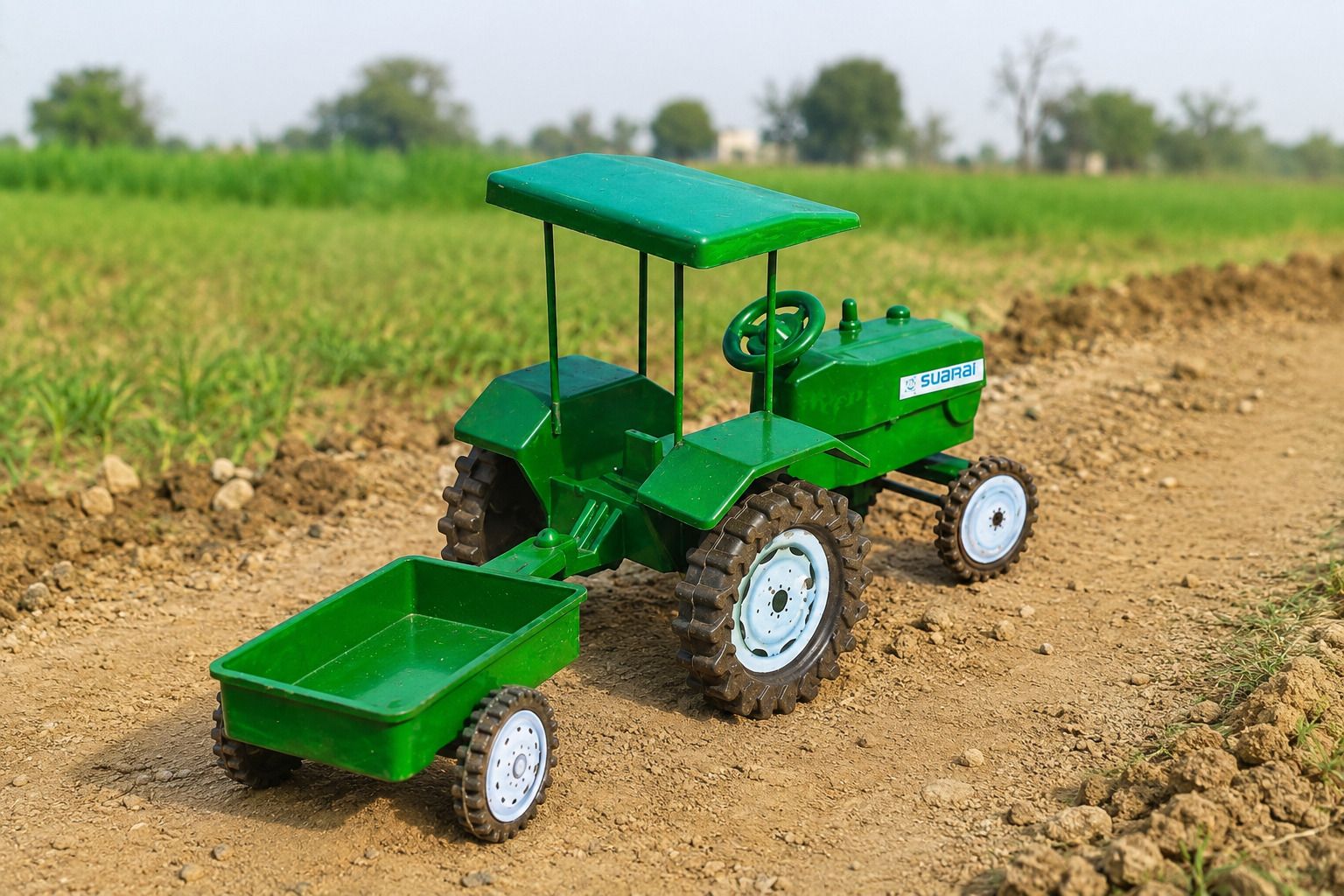 craftedroots Premium Quality Tractor Trolley Toy | Durable Plastic Toy-picture-28