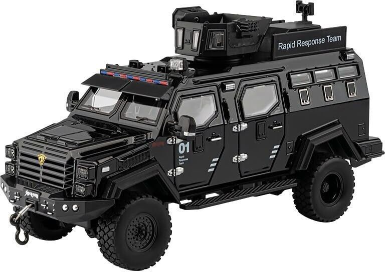 1:24 Armored Tactical Pull Back with Opening Doors, Lights & Sound-image-10