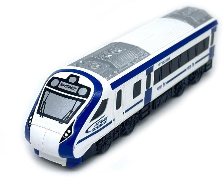 CENTY Nav Bharat Blue Express Pull Back Toy Train
