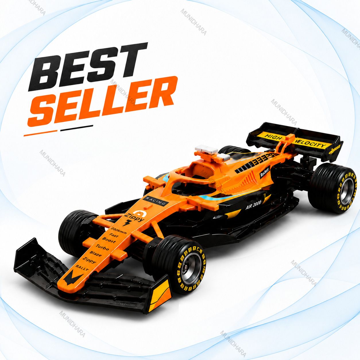 Premiuma 1:64 Scale Formula One Die Cast Style Toy Car model for kids gift-image-3