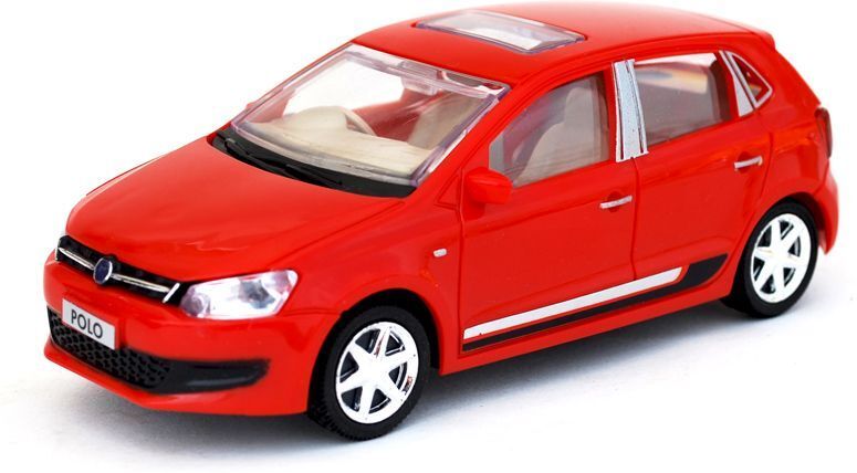 Small Size Pack of 1 Pc Polo Car Pull Back & Go Action | Toys for Kids |-image-4