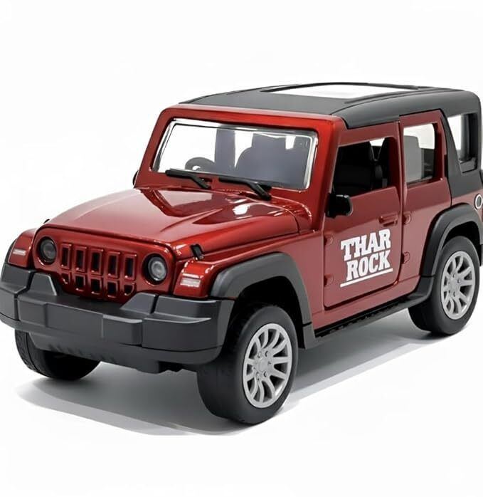 Thar Rock Die-Cast Metal 1:32 with Detailed Design Openable Door & Pullback