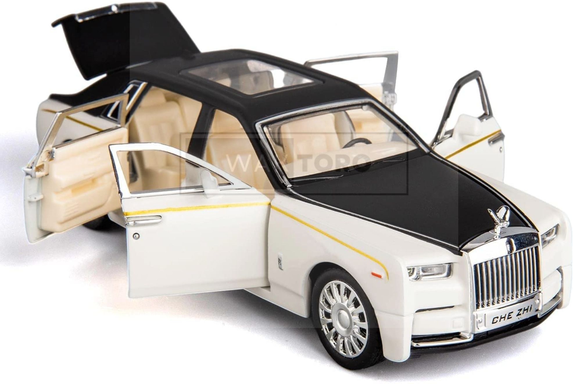 waktoro 1:32 Rolls Royce Metal Pull Back Diecast CarToy Car-picture-23