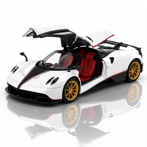 niyamat 1:32 Die Cast Sports Car Model with Gullwing Doors Light Sound Pull Back Action-picture-14
