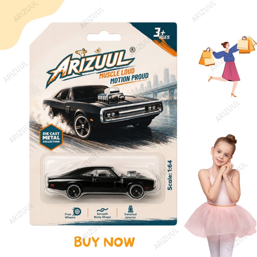 arizuul Kids Mini Metal Car 1:64 Scale Diecast Toy Vehicle for Fun Play-picture-23