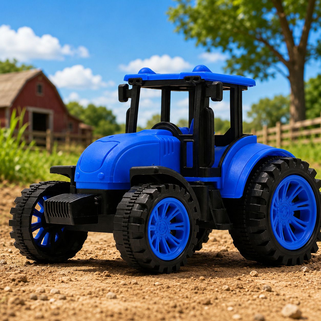 rahi nest Plastic Friction Powered Toy Tractor for Kids | Farm Tractor Toy-picture-35