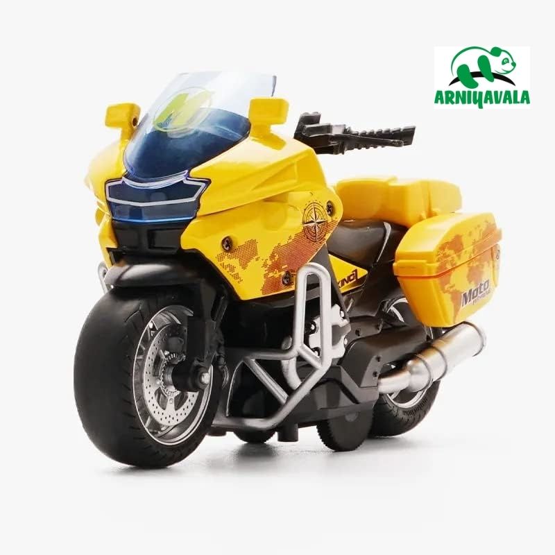 arniyavala 1:14 Diecast Motorcycle Toy Bike Scale Model,Pull Back Vehicles toy for kids-picture-31