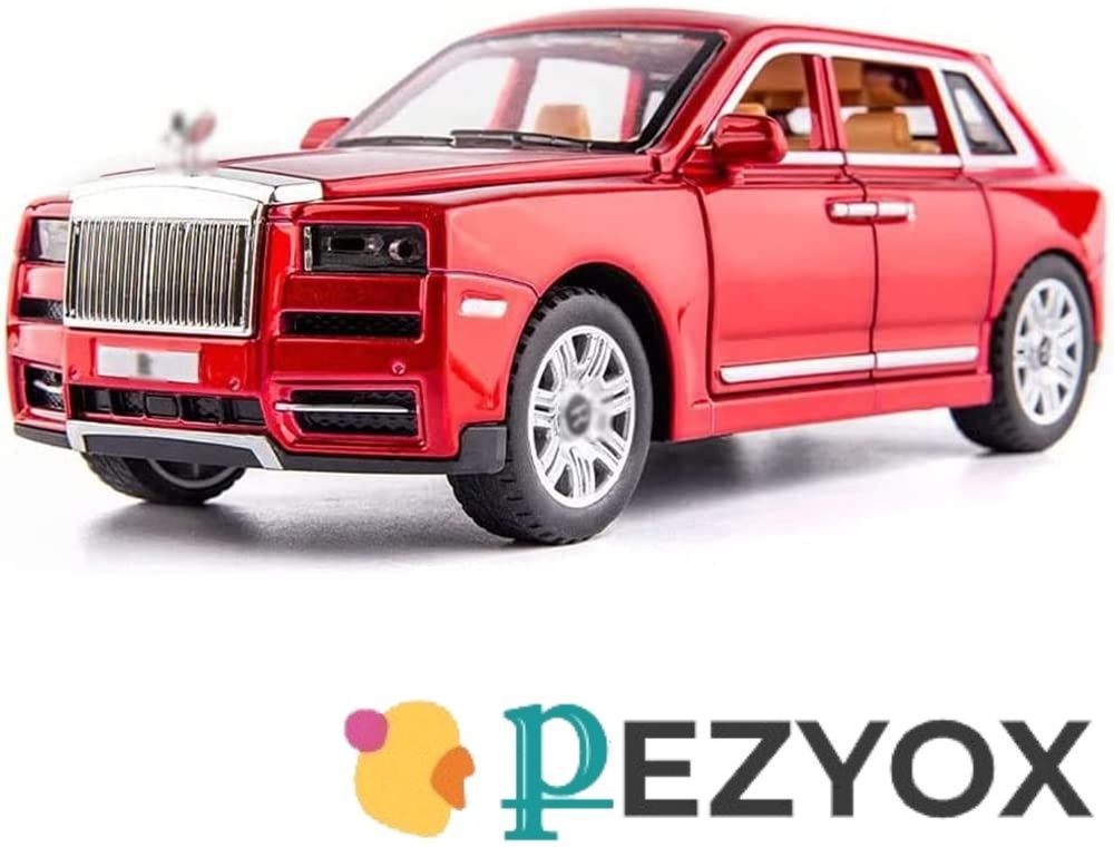 pezyox 1:32 scale Rolls-Royce Cullinan Pull Back Toy car with Light & Music for Kids-picture-38