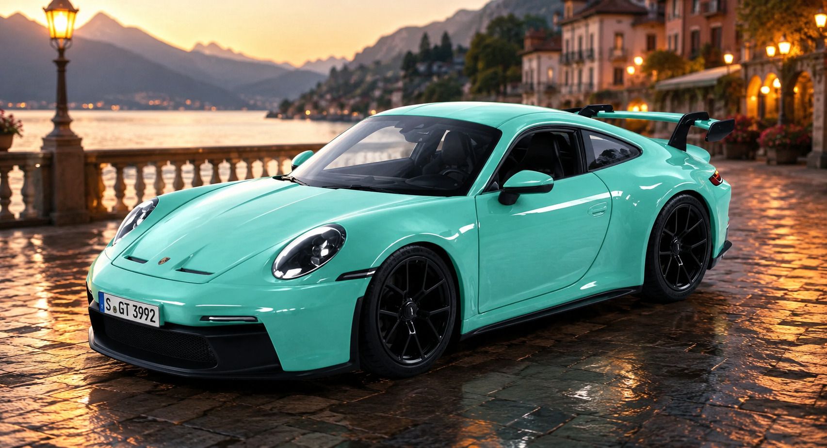 gknex T Porsche 911 GT3 RS 992 Alloy Toys Car Model Simulation Metal Car Toys-picture-23