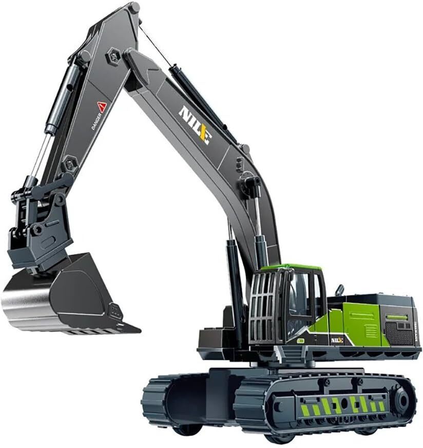 Excavator Bulldozer Long Crane Rotate by 360 Degree Unbreakable Construction Toy-image-23
