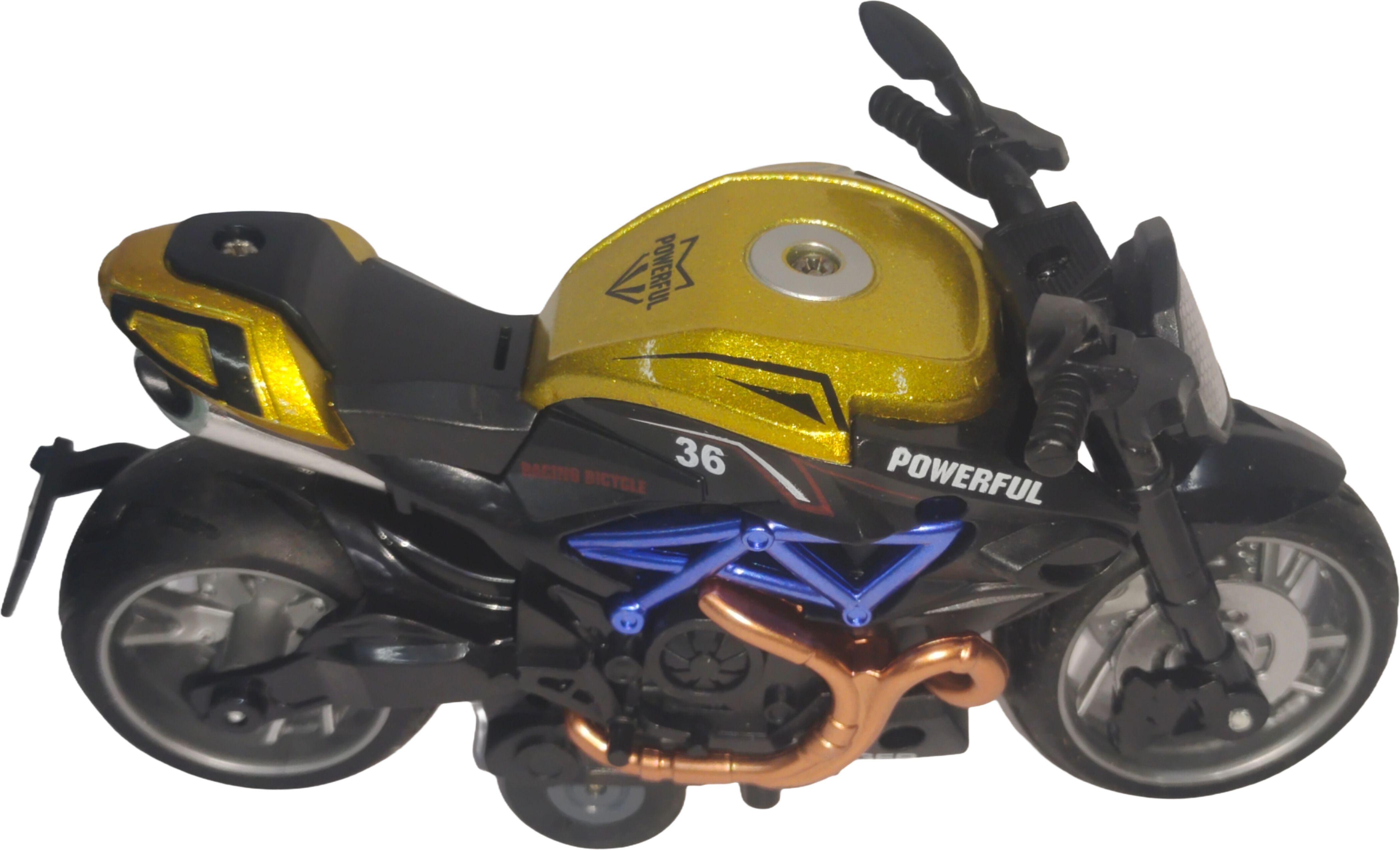 gleam & gift Die Cast Pull Back SpeedX 36 Racing Motorcycle Toy-picture-47