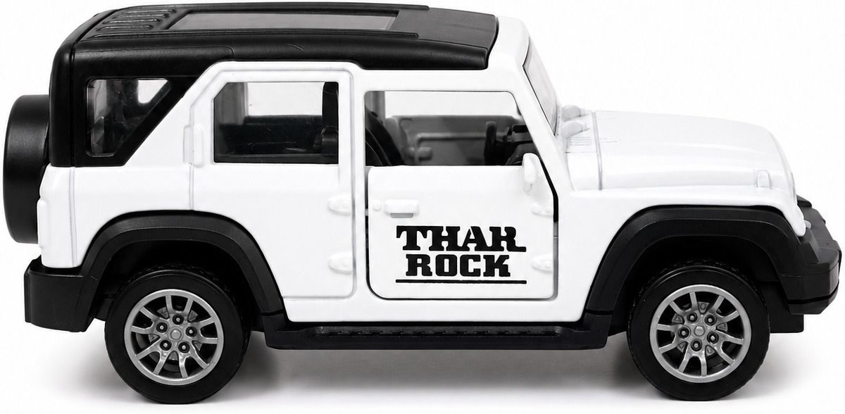 Metal White Thar with light ,Sound, Openable Front Door & pull back-image-39