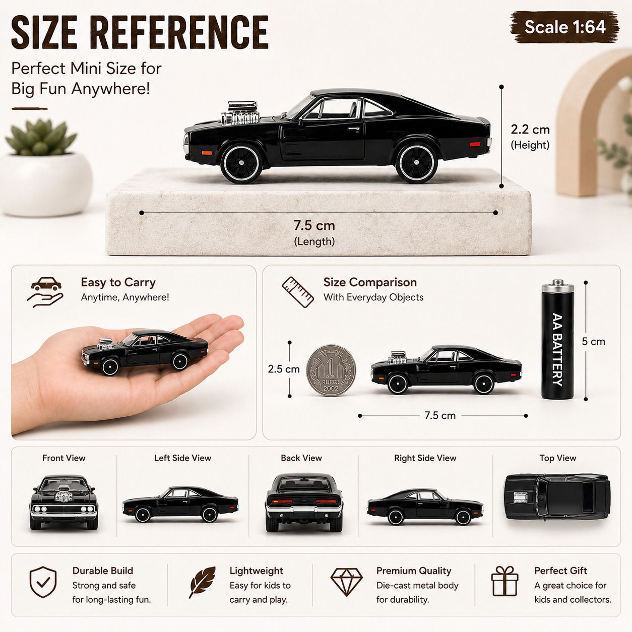 arizuul ff7 racing alloy toy car 1:64 scale die cast metal premium model car-picture-23