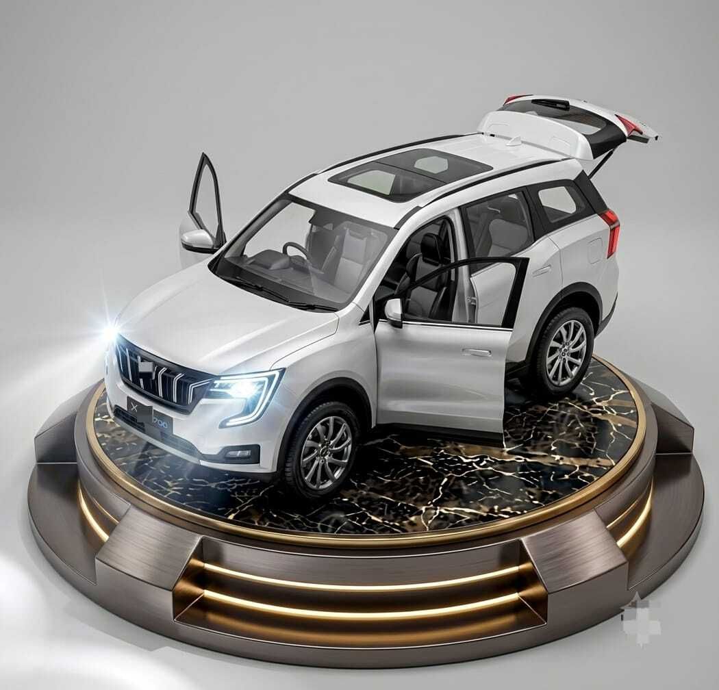 Premium |XUV700| Die Cast Toy Car Metal Pull Back SUV with Light & Sound-image-21