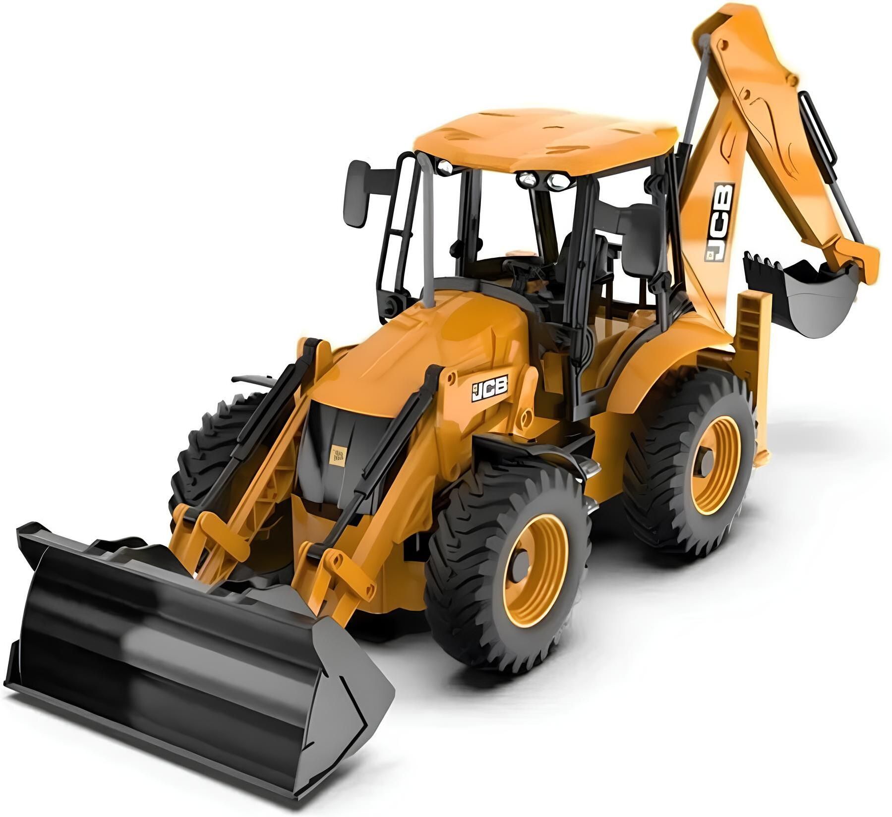 JCB 3CX Backhoe Loader Toy Construction Vehicle for Kids-image-25