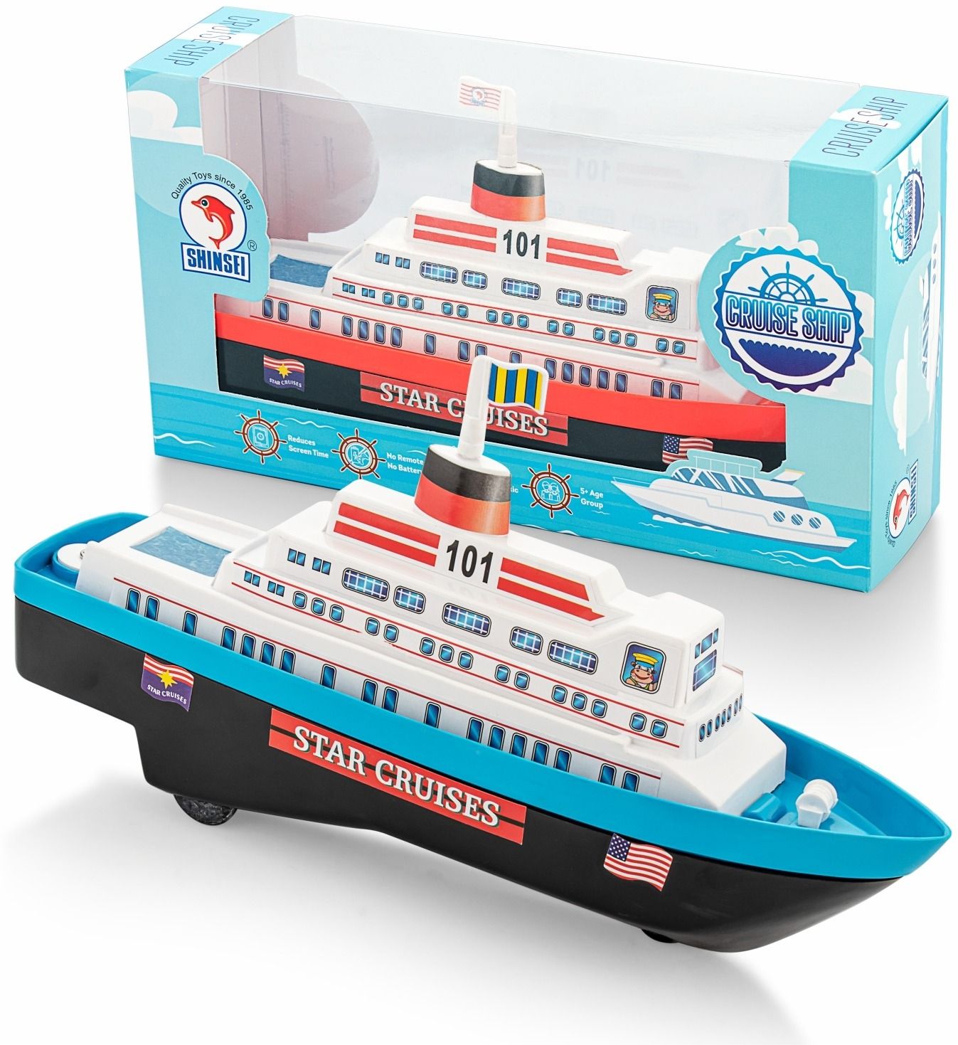 Pull Back Star Ship Miniature Scale Model (Multicolour )-image-44
