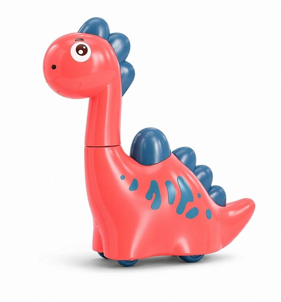 indusbay Dinosaur Push & Go Toys | Friction Powered No Battery Cartoon Dinosaur for kids-picture-4