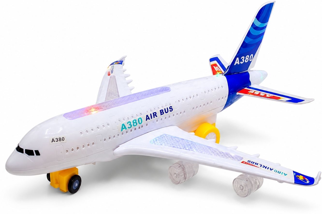 kidora traders Electric Musical Aeroplane Toy with 3D Flashing Lights-picture-39