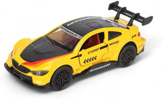 1:32 Die-Cast Metal Sport BMW Style Car Toy for Kids (Open Door, & Pull Back)-image-47