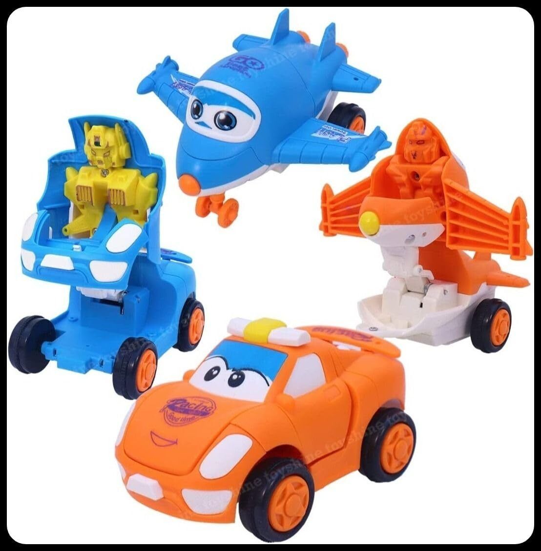 Toy for Kids, Pull Back Push Friction Powered Car, Durable Plastic Build,-image-43