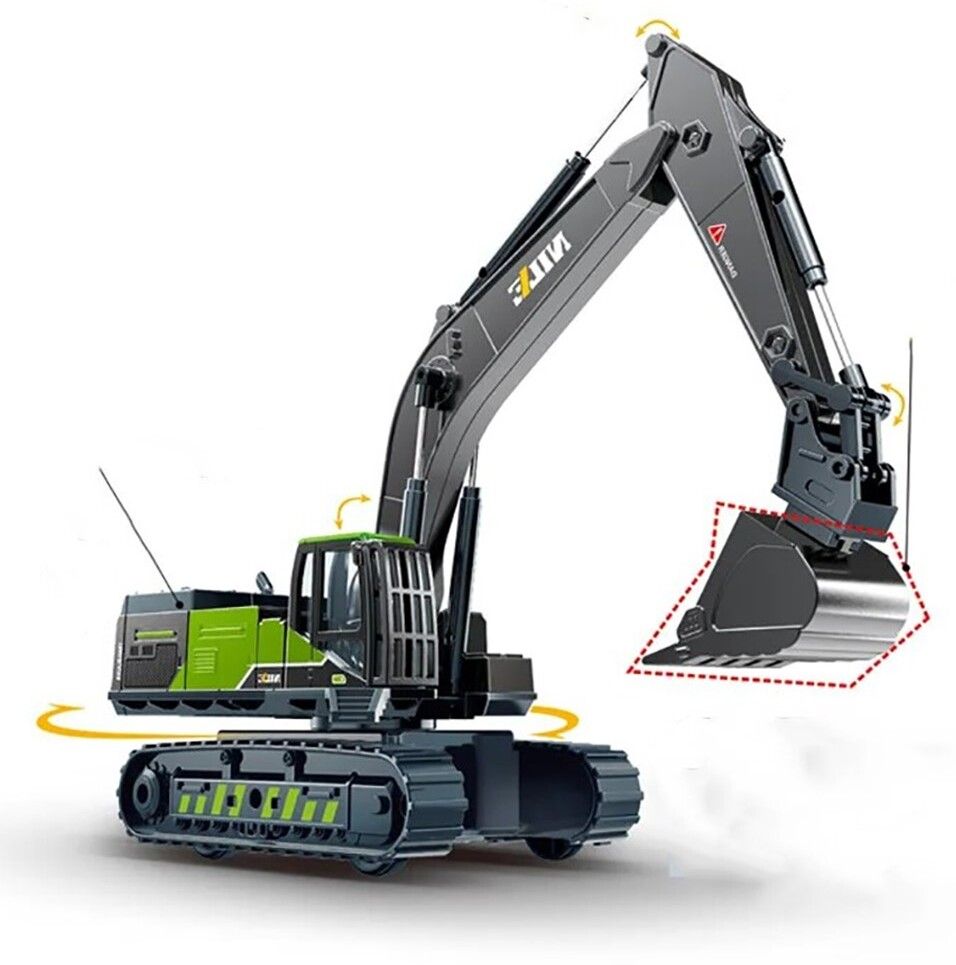 coelon Construction Long Crane Rotate by 360 Degree Trucks JCB Toy Excavator Loader JCB-picture-28