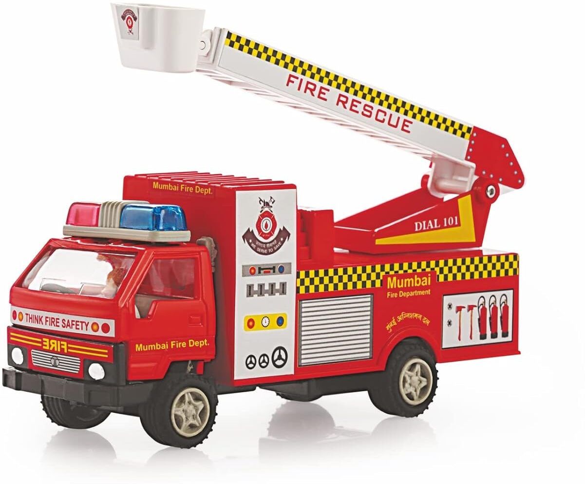vjmart FIRE TRUCK TOY | FIRE BRIGADE | FIRE LADDER TRUCK-picture-14