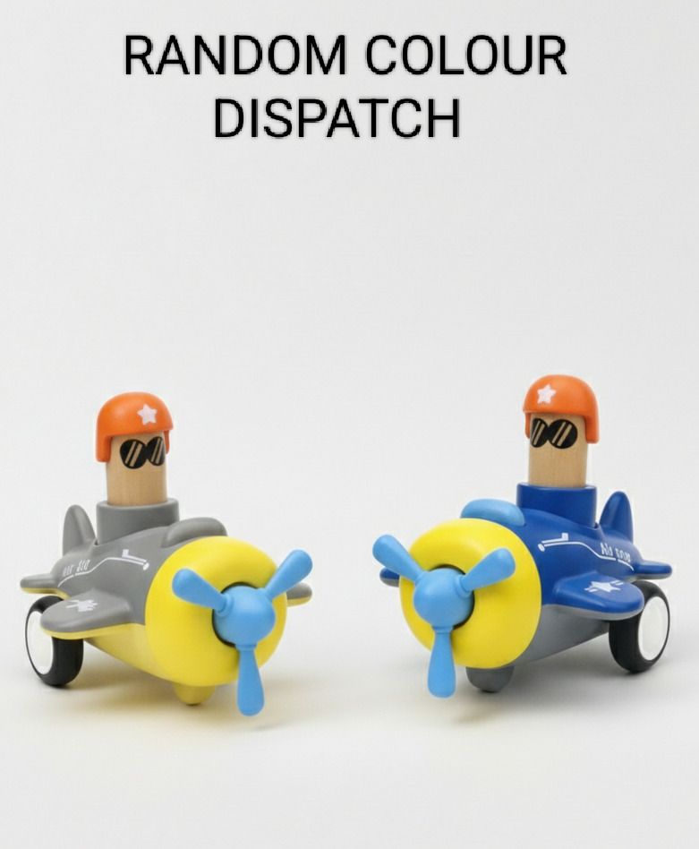 Premium ABS Plastic Propeller Plane with Cool Pilot Character