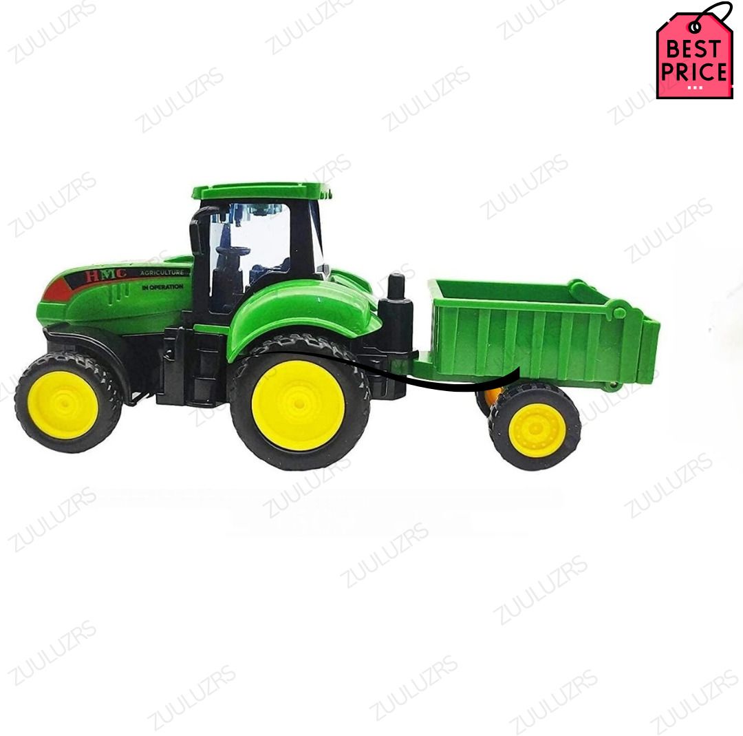 zuuluzrs Farm Tractor Toy with Trailer Trolley for Boys & Girls-picture-28