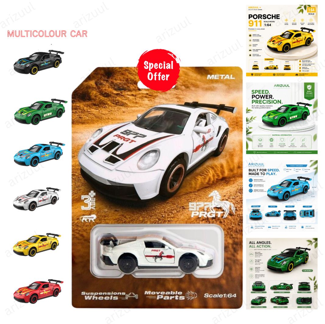 arizuul Porsche GT3 RS Luxury Racing Mini Model for Collectors-picture-18