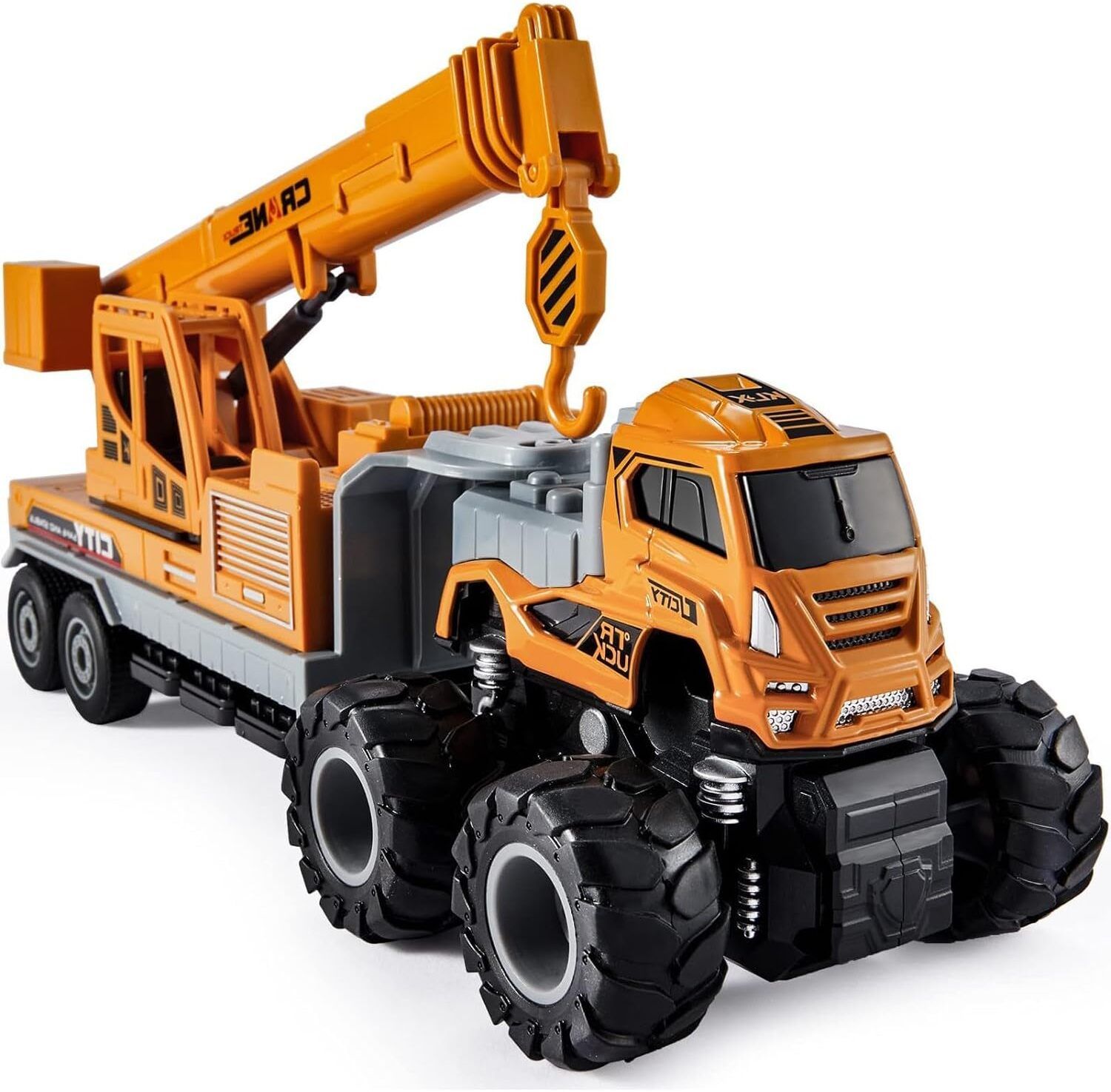 Heavy Duty Metal Head Crane Truck with Big Off-Road Wheels Toy-image-18